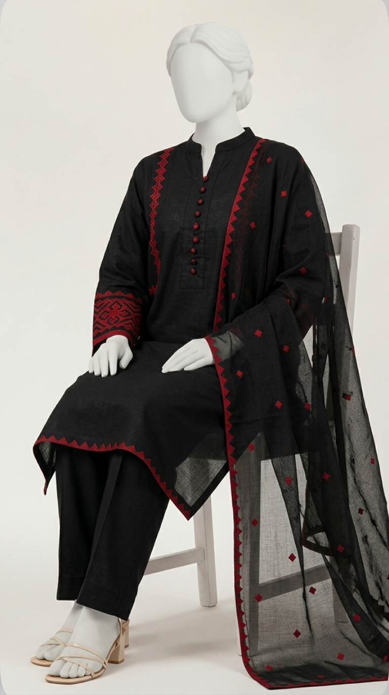 Haseen - Black and Red