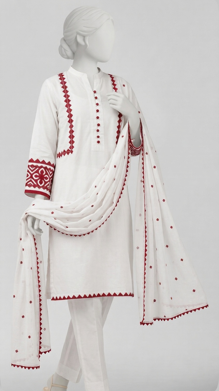Haseen - White and red
