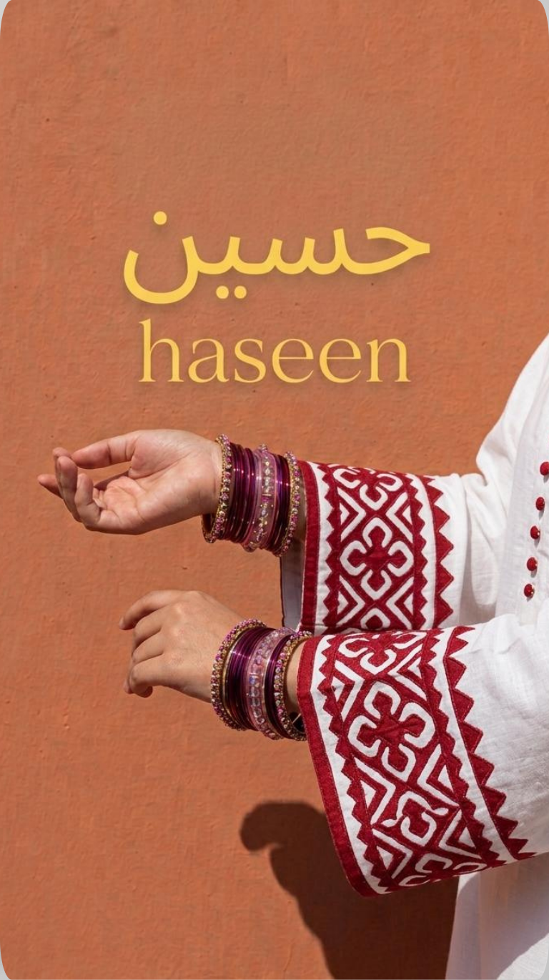 Haseen - White and red