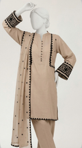 Haseen - Beige and Black