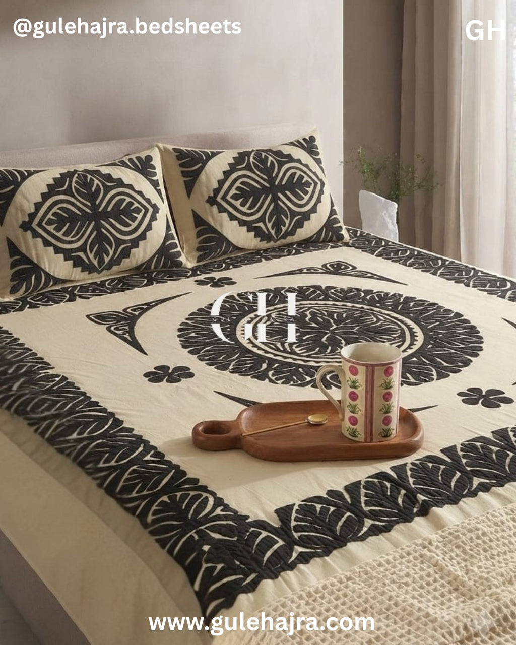 Kundan - 3pc Bedsheet