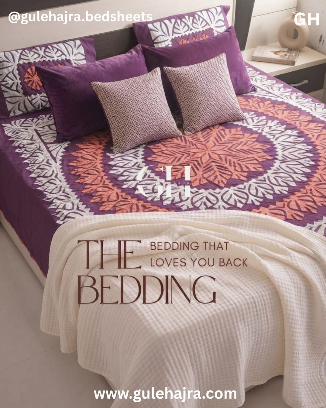 Phulwari - 3pc Bedsheet