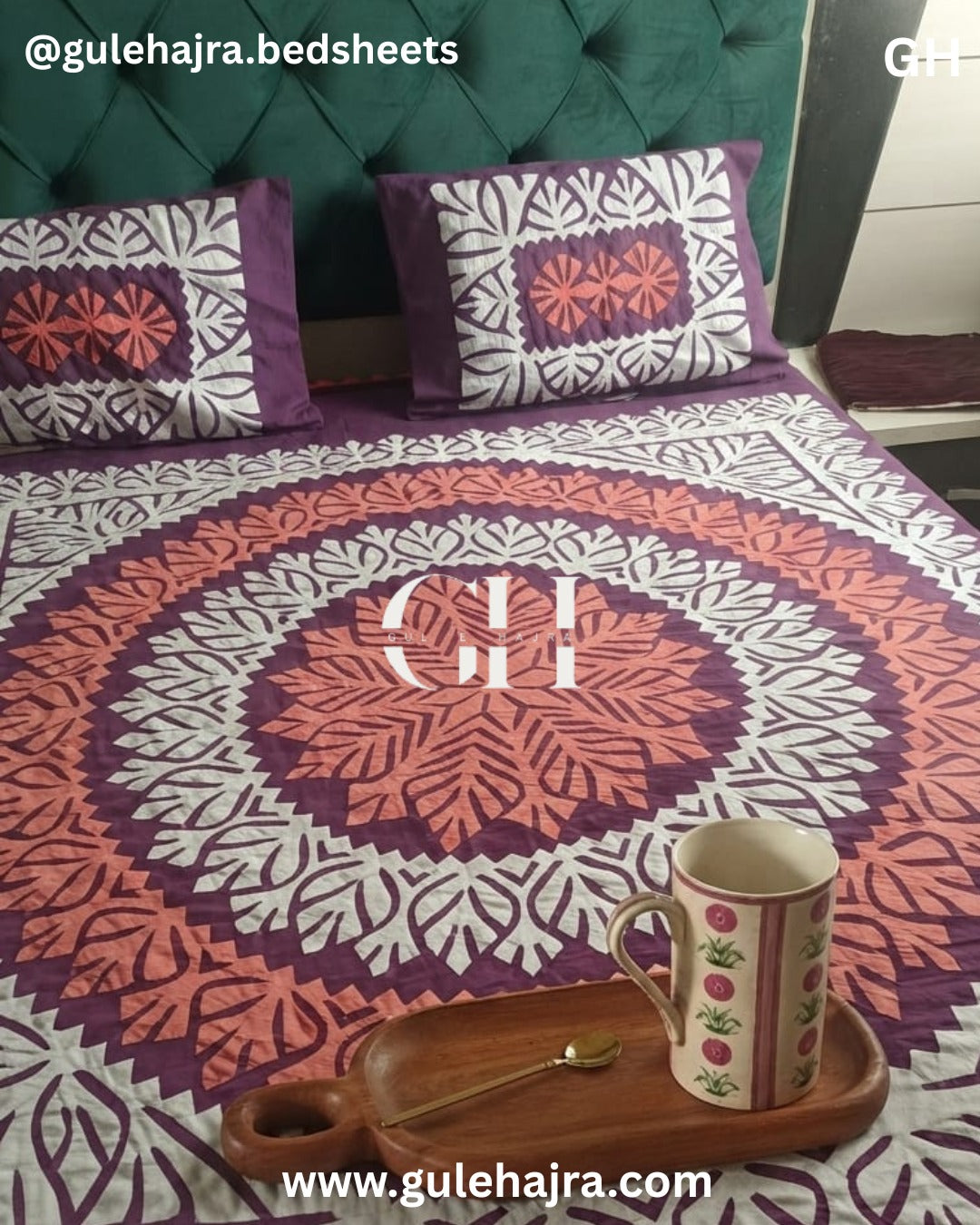 Phulwari - 3pc Bedsheet